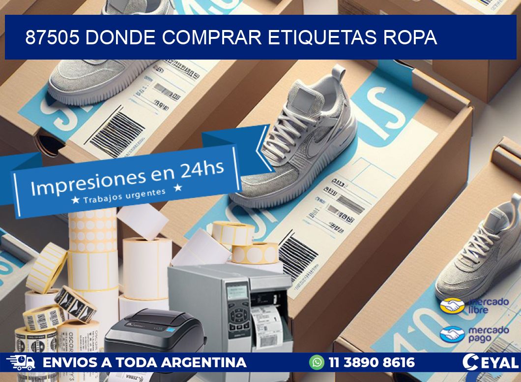 87505 DONDE COMPRAR ETIQUETAS ROPA