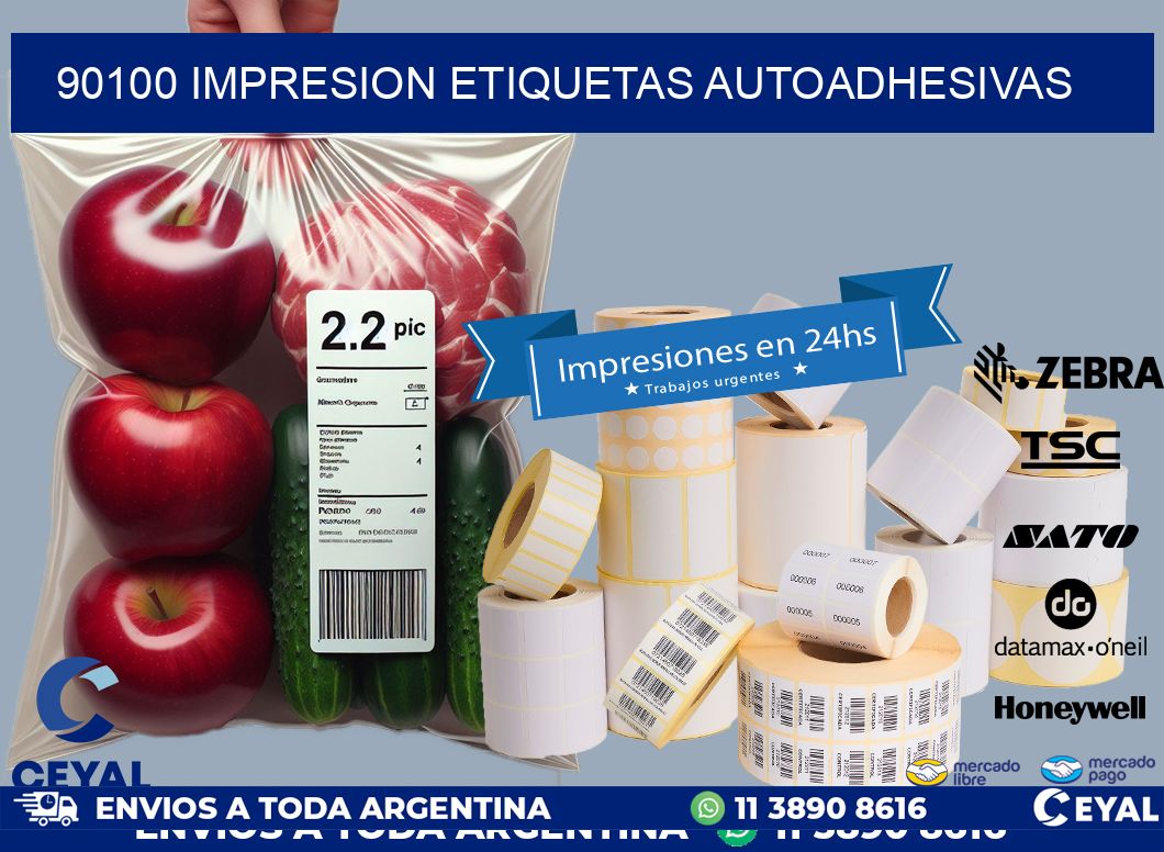 90100 impresion etiquetas autoadhesivas