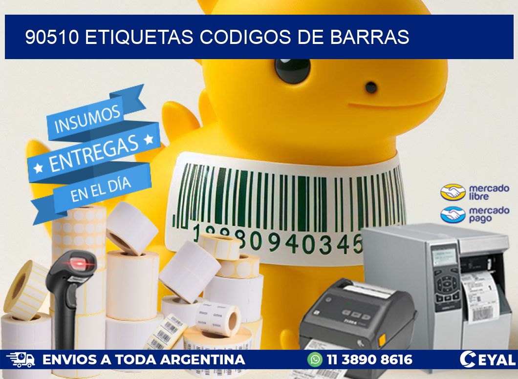 90510 etiquetas codigos de barras