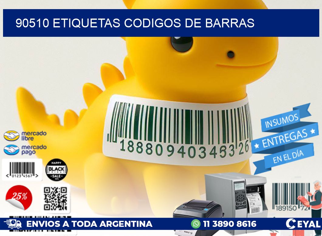 90510 etiquetas codigos de barras