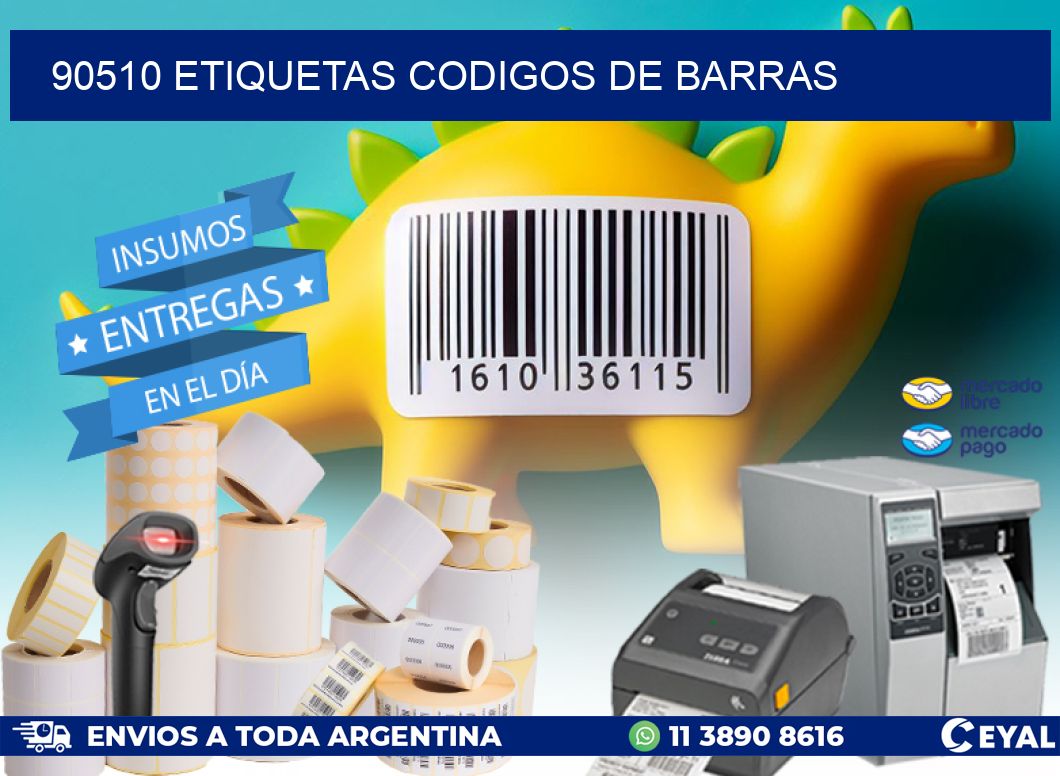 90510 etiquetas codigos de barras