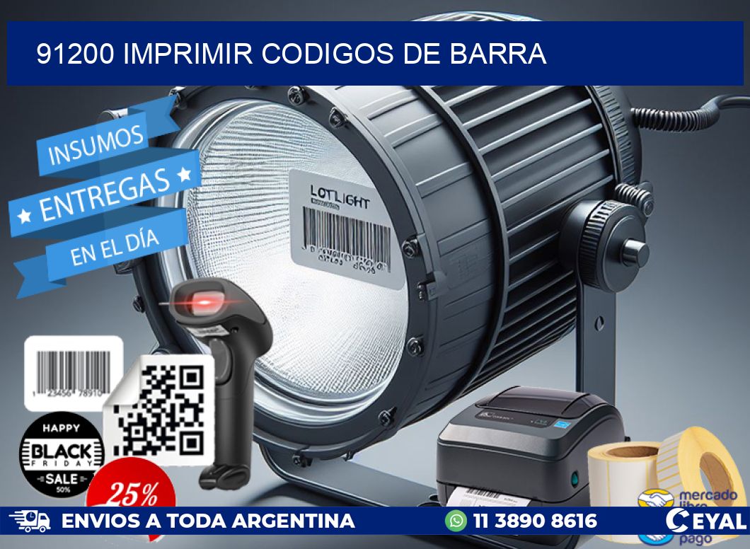 91200 imprimir codigos de barra