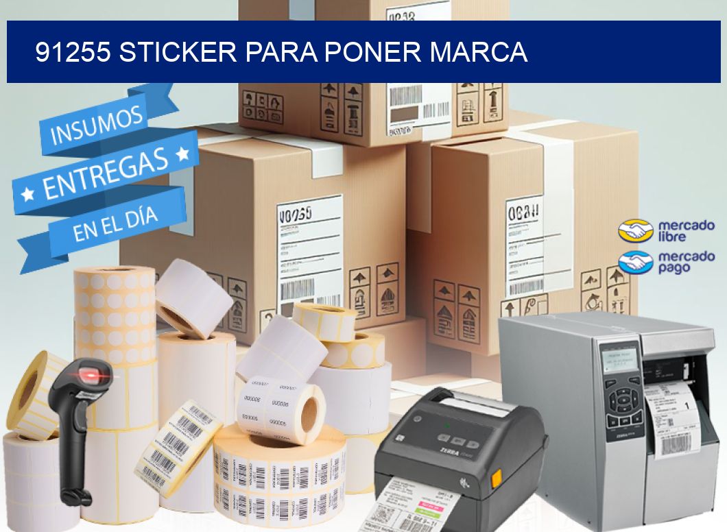 91255 STICKER PARA PONER MARCA