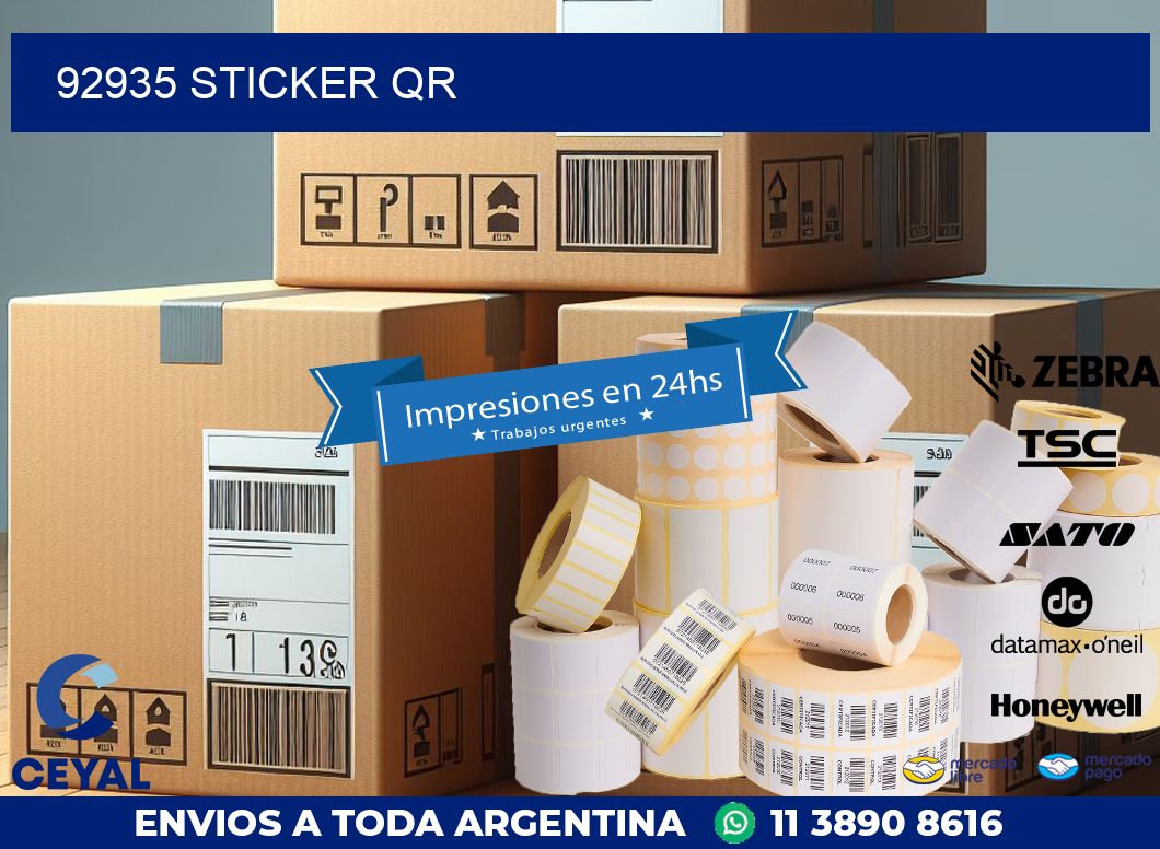 92935 sticker qr