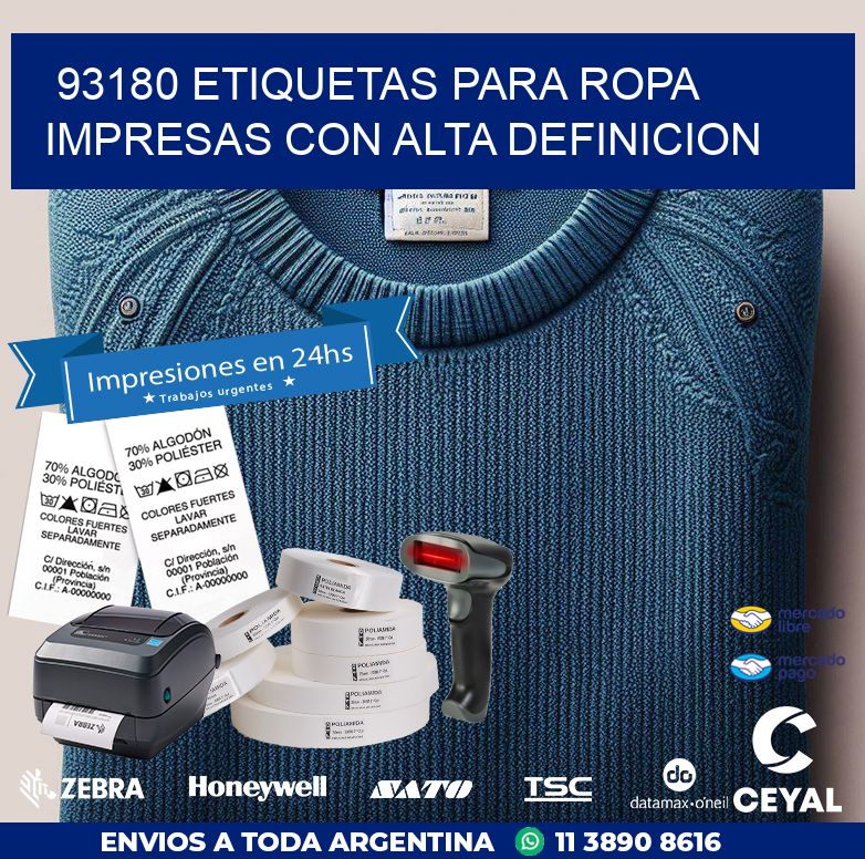 93180 ETIQUETAS PARA ROPA IMPRESAS CON ALTA DEFINICION