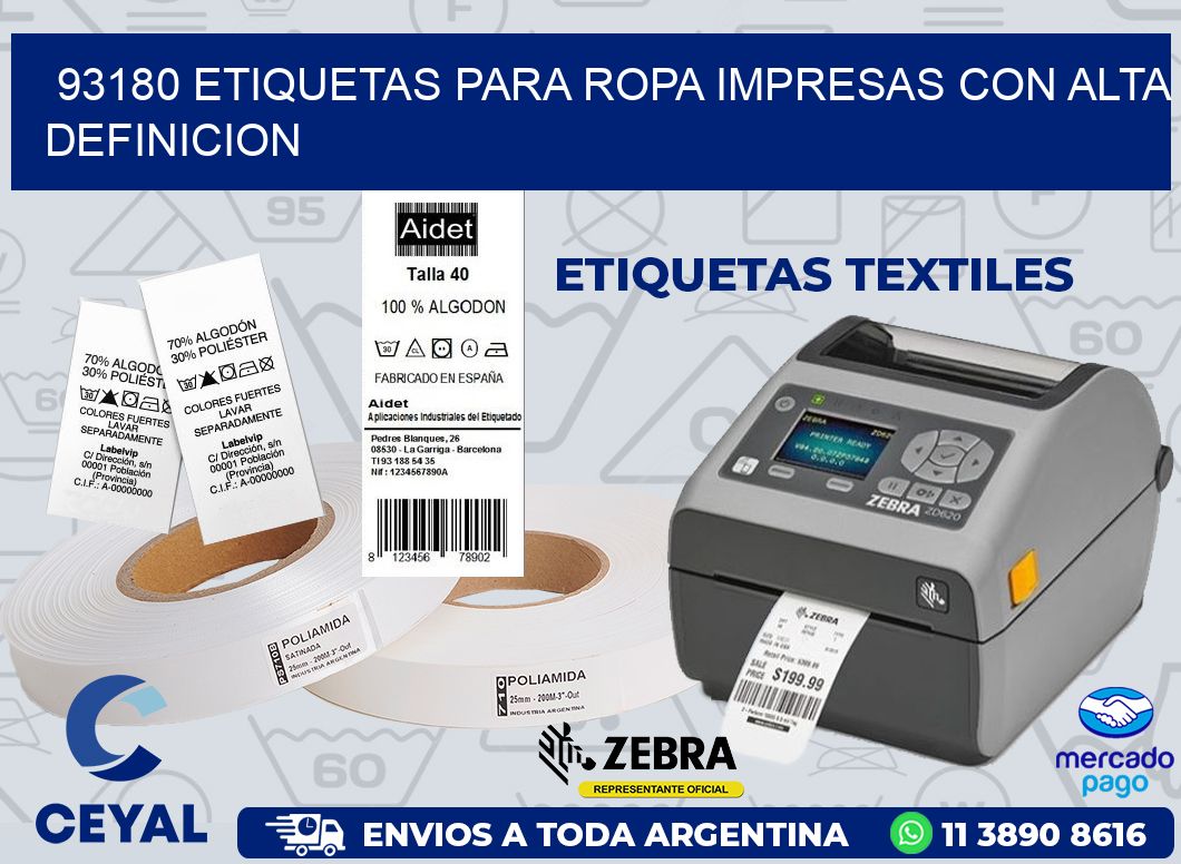 93180 ETIQUETAS PARA ROPA IMPRESAS CON ALTA DEFINICION