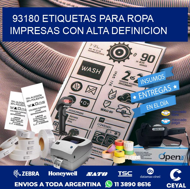 93180 ETIQUETAS PARA ROPA IMPRESAS CON ALTA DEFINICION