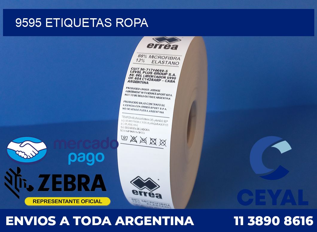 9595 ETIQUETAS ROPA