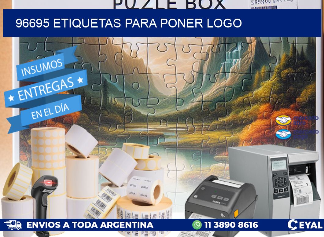 96695 ETIQUETAS PARA PONER LOGO