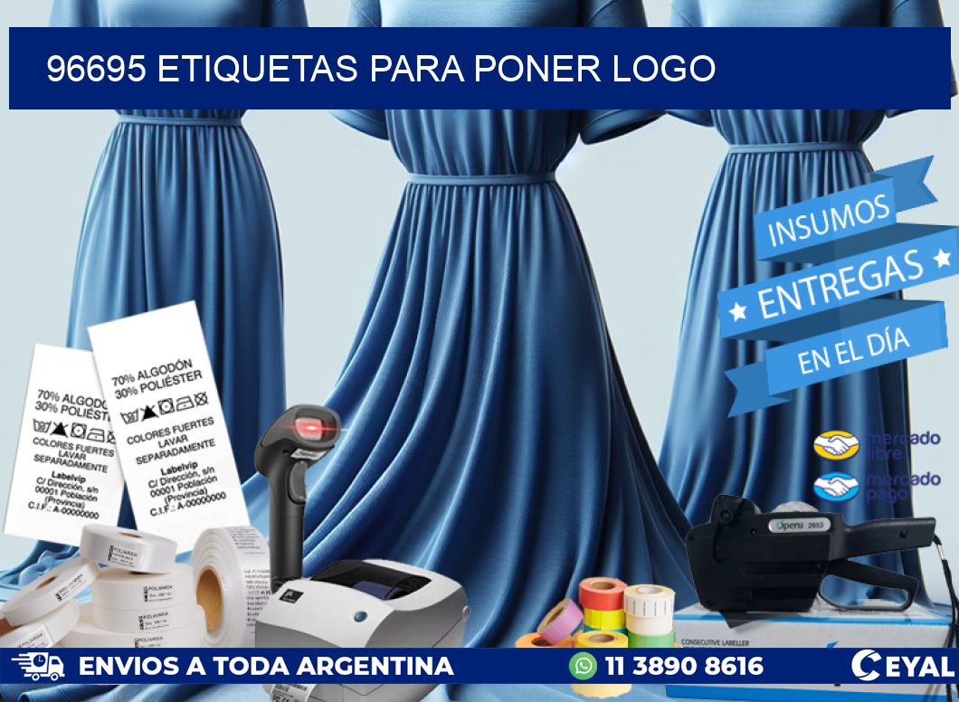 96695 ETIQUETAS PARA PONER LOGO