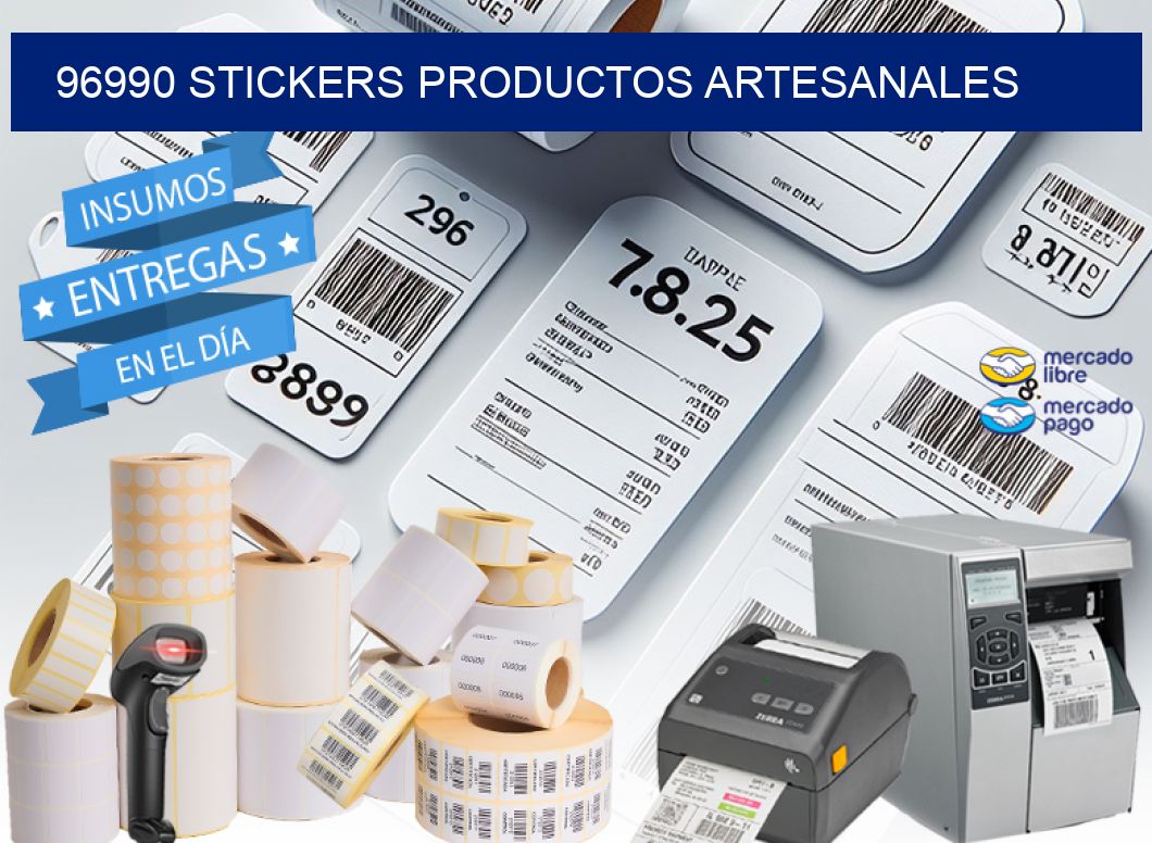 96990 stickers productos artesanales
