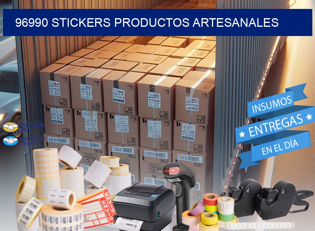 96990 stickers productos artesanales