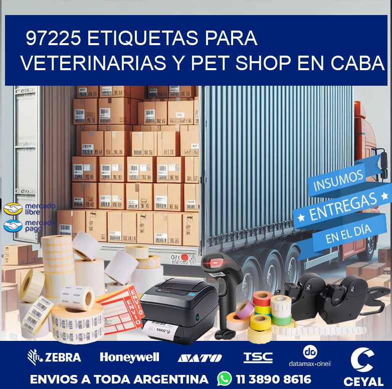 97225 ETIQUETAS PARA VETERINARIAS Y PET SHOP EN CABA