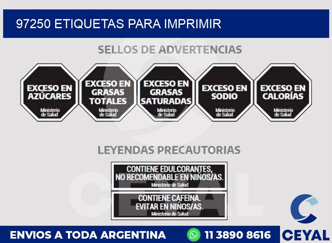97250 ETIQUETAS PARA IMPRIMIR