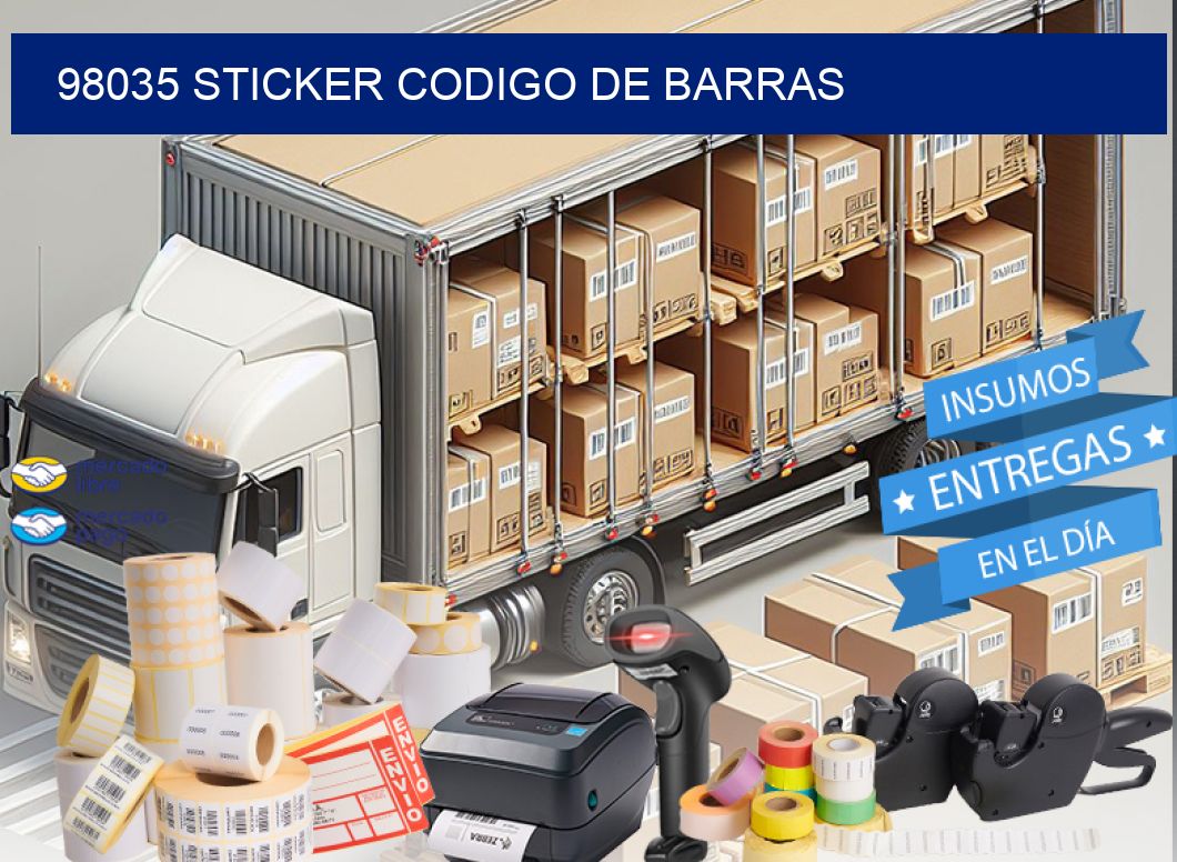 98035 STICKER CODIGO DE BARRAS