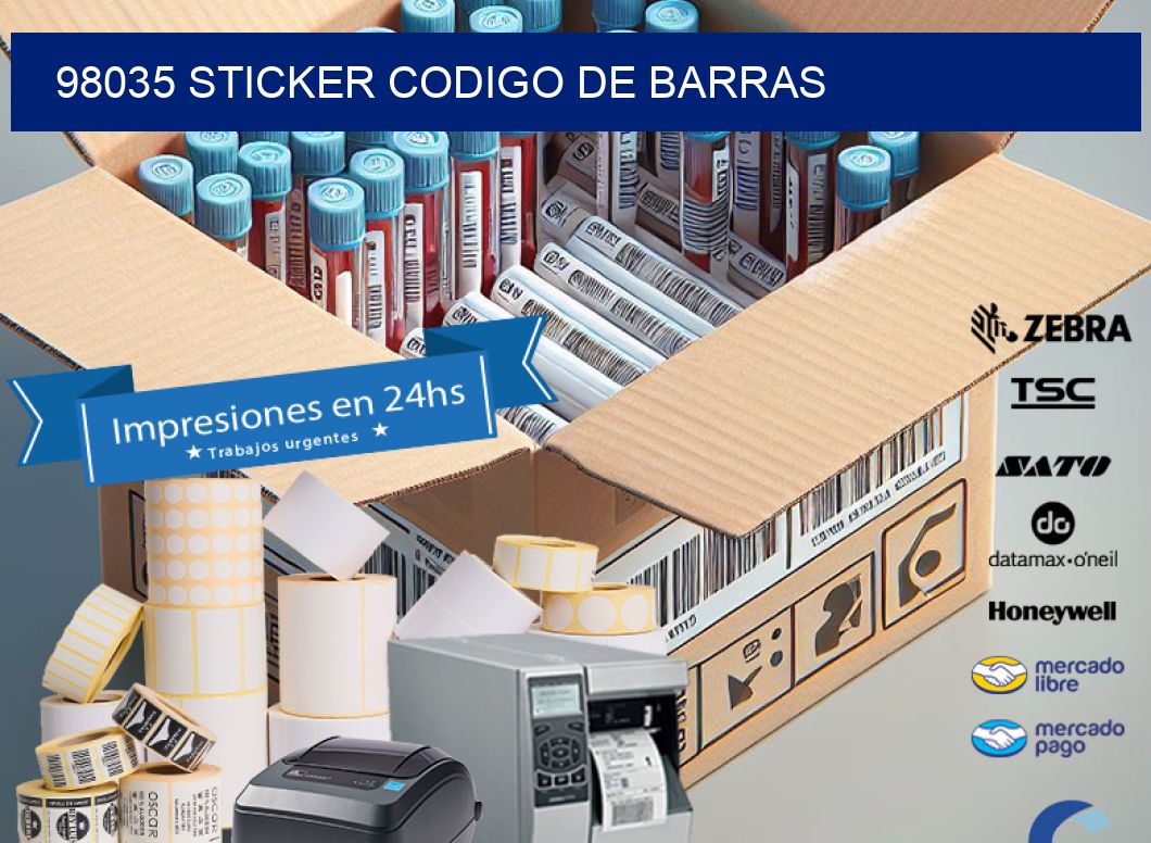 98035 STICKER CODIGO DE BARRAS