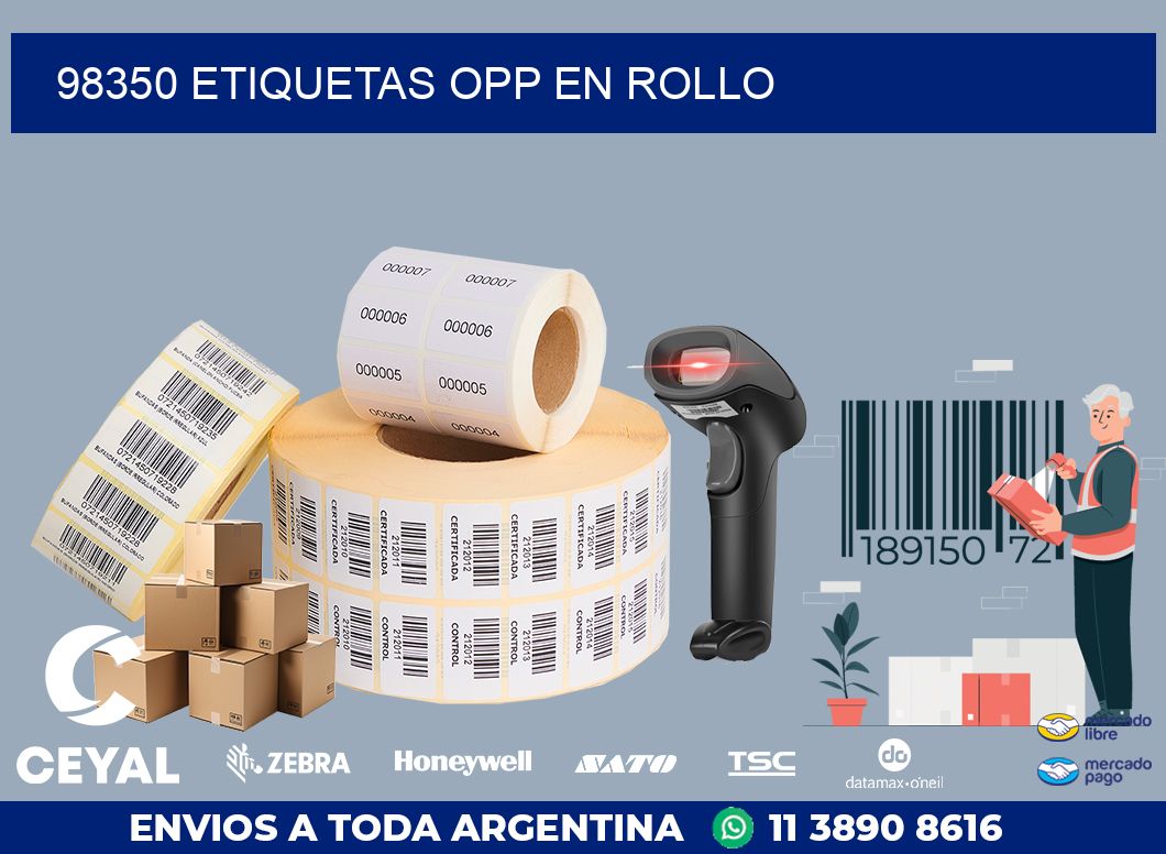 98350 ETIQUETAS OPP EN ROLLO