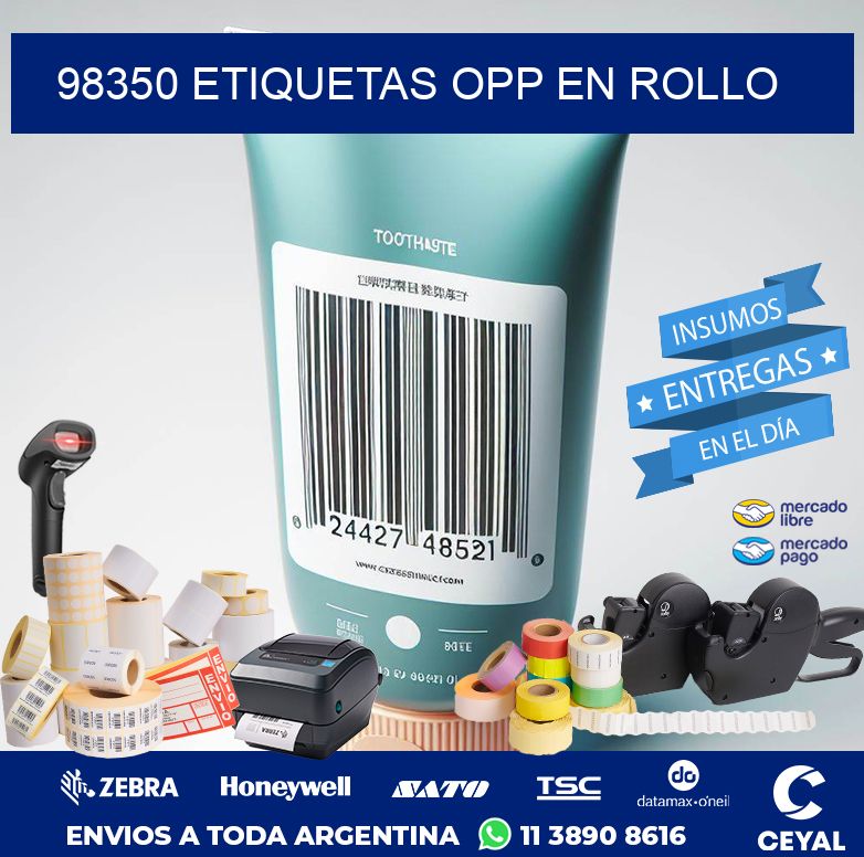 98350 ETIQUETAS OPP EN ROLLO