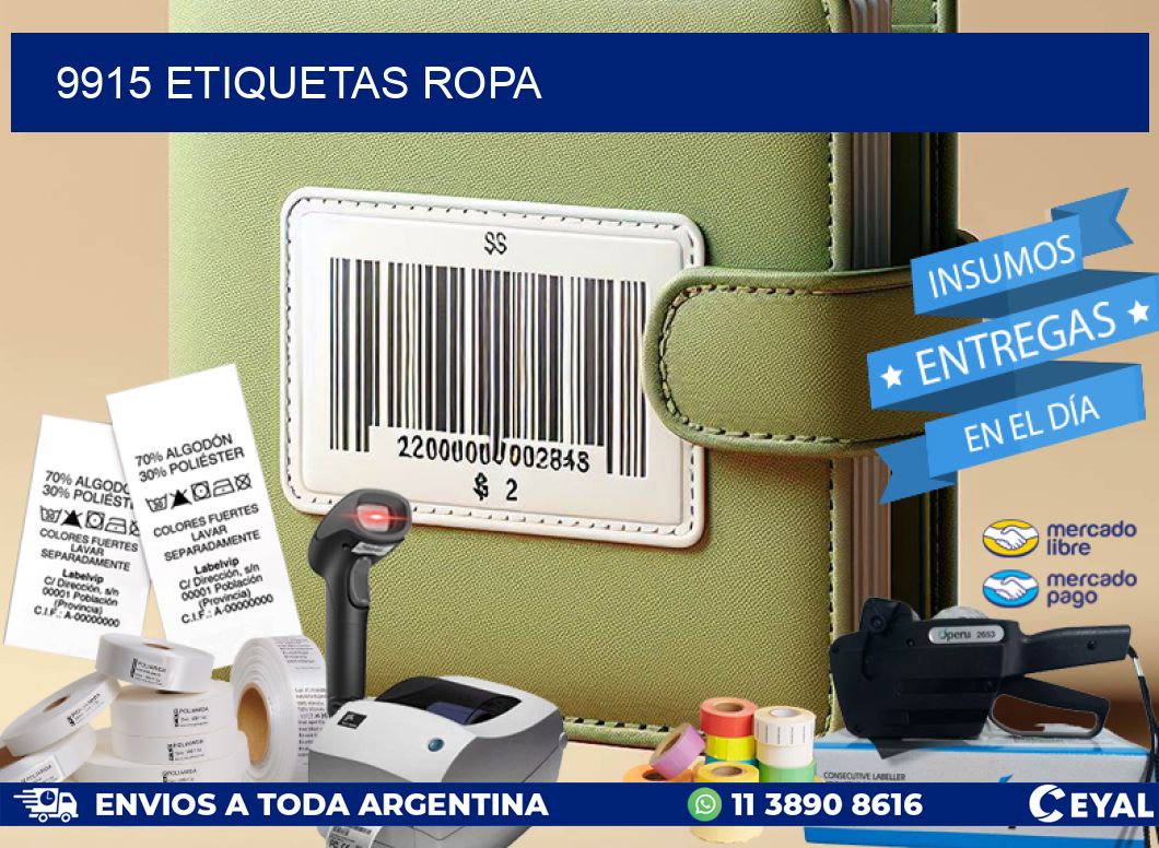 9915 ETIQUETAS ROPA