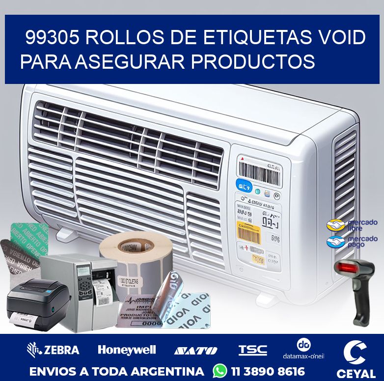 99305 ROLLOS DE ETIQUETAS VOID PARA ASEGURAR PRODUCTOS