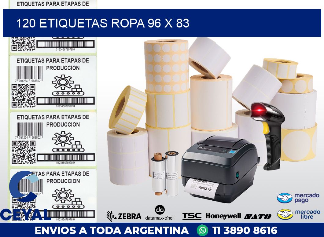 120 ETIQUETAS ROPA 96 x 83