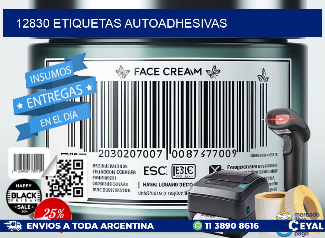 12830 ETIQUETAS AUTOADHESIVAS