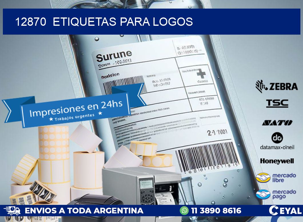 12870  ETIQUETAS PARA LOGOS