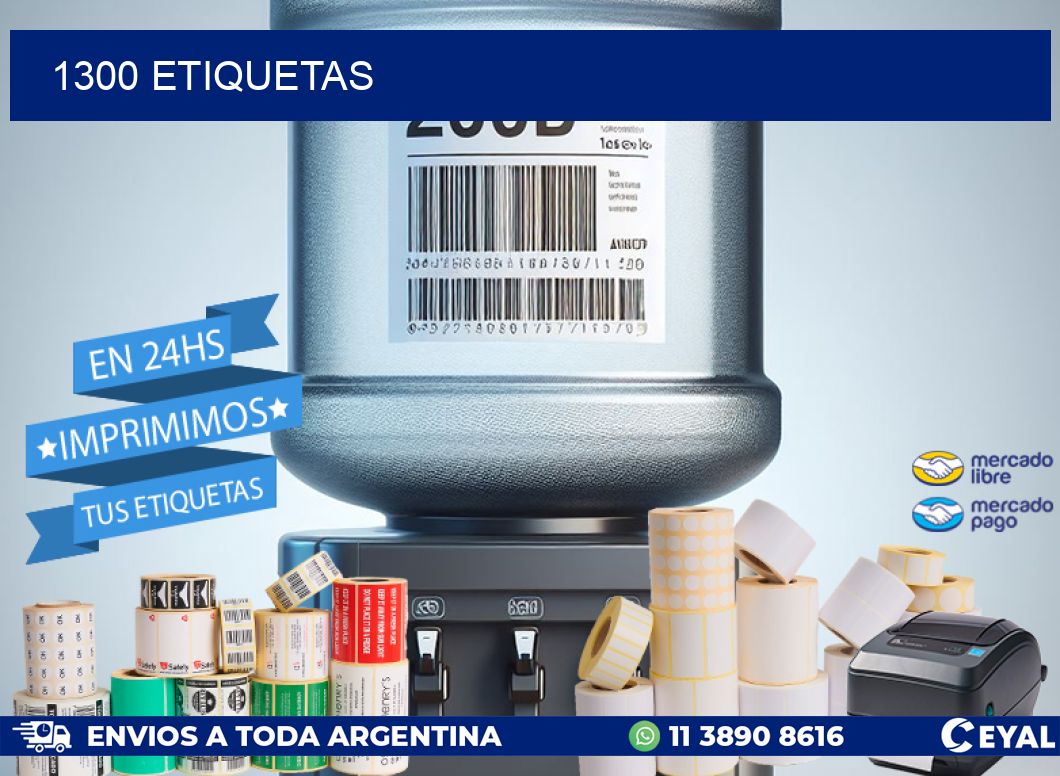 1300 ETIQUETAS