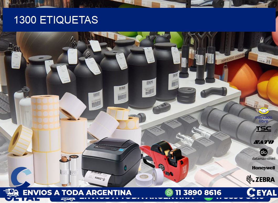 1300 ETIQUETAS