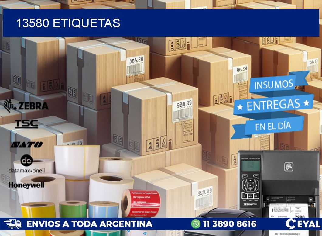 13580 ETIQUETAS