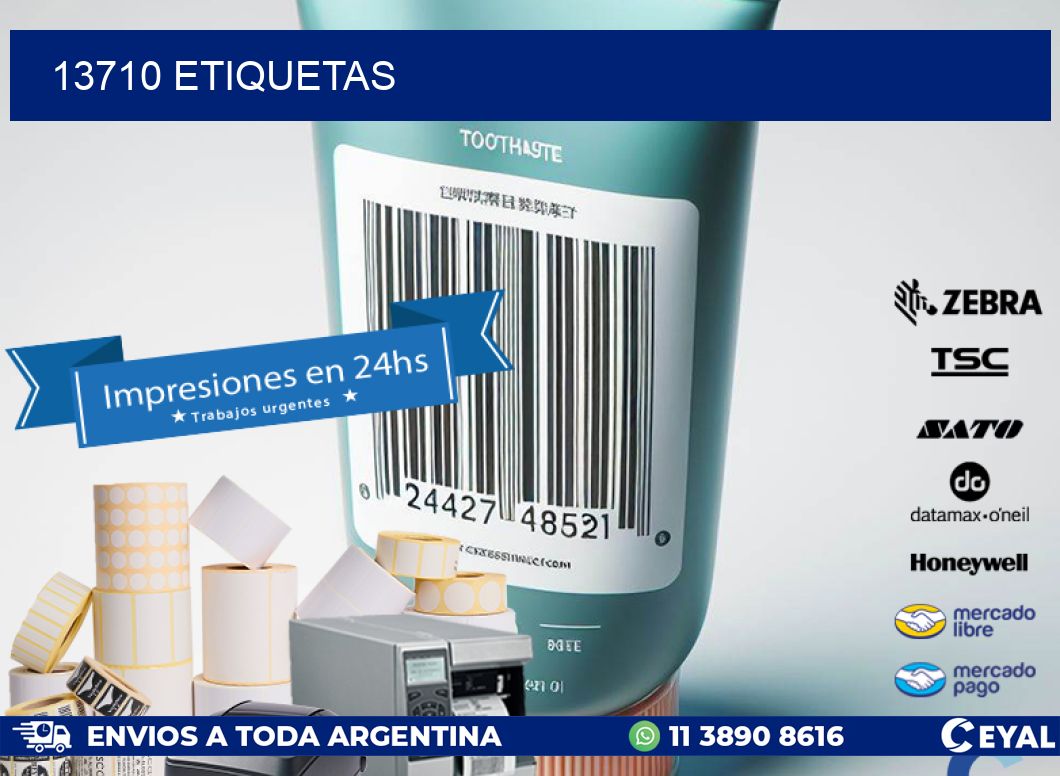 13710 ETIQUETAS