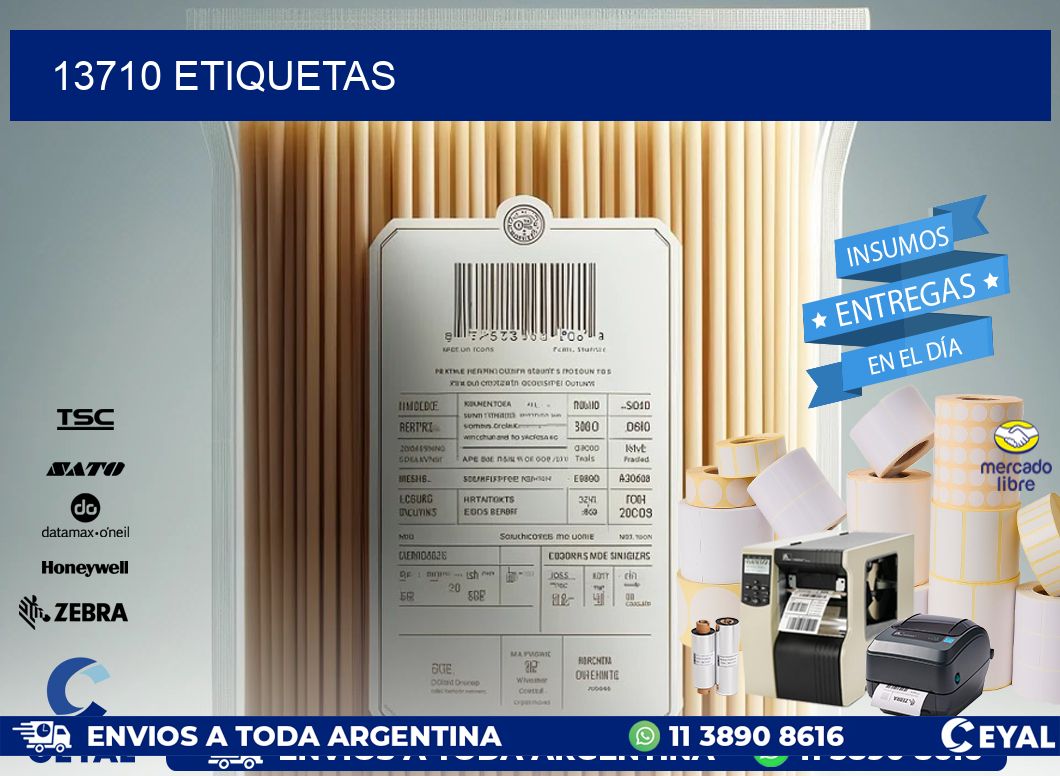 13710 ETIQUETAS
