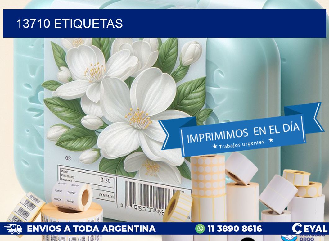 13710 ETIQUETAS
