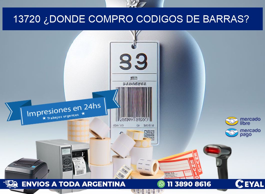 13720 ¿DONDE COMPRO CODIGOS DE BARRAS?