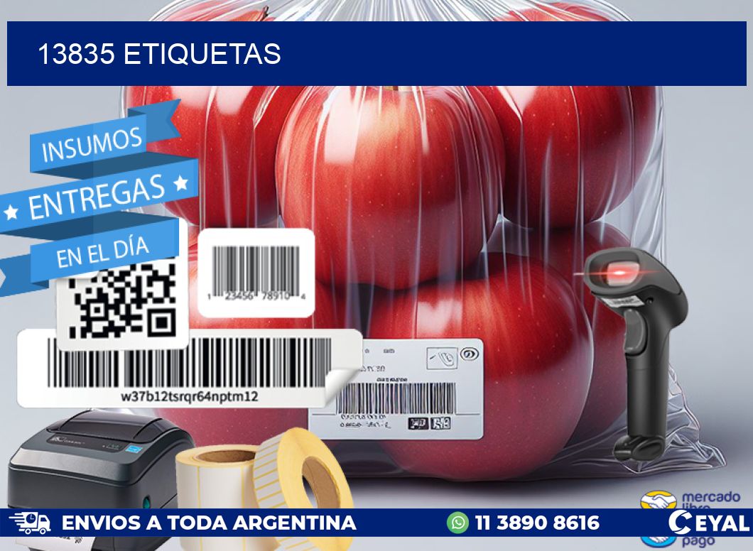 13835 ETIQUETAS