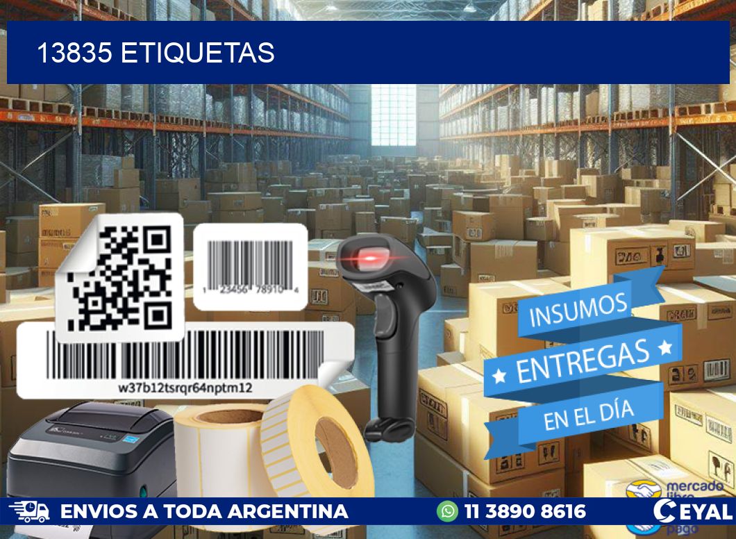 13835 ETIQUETAS