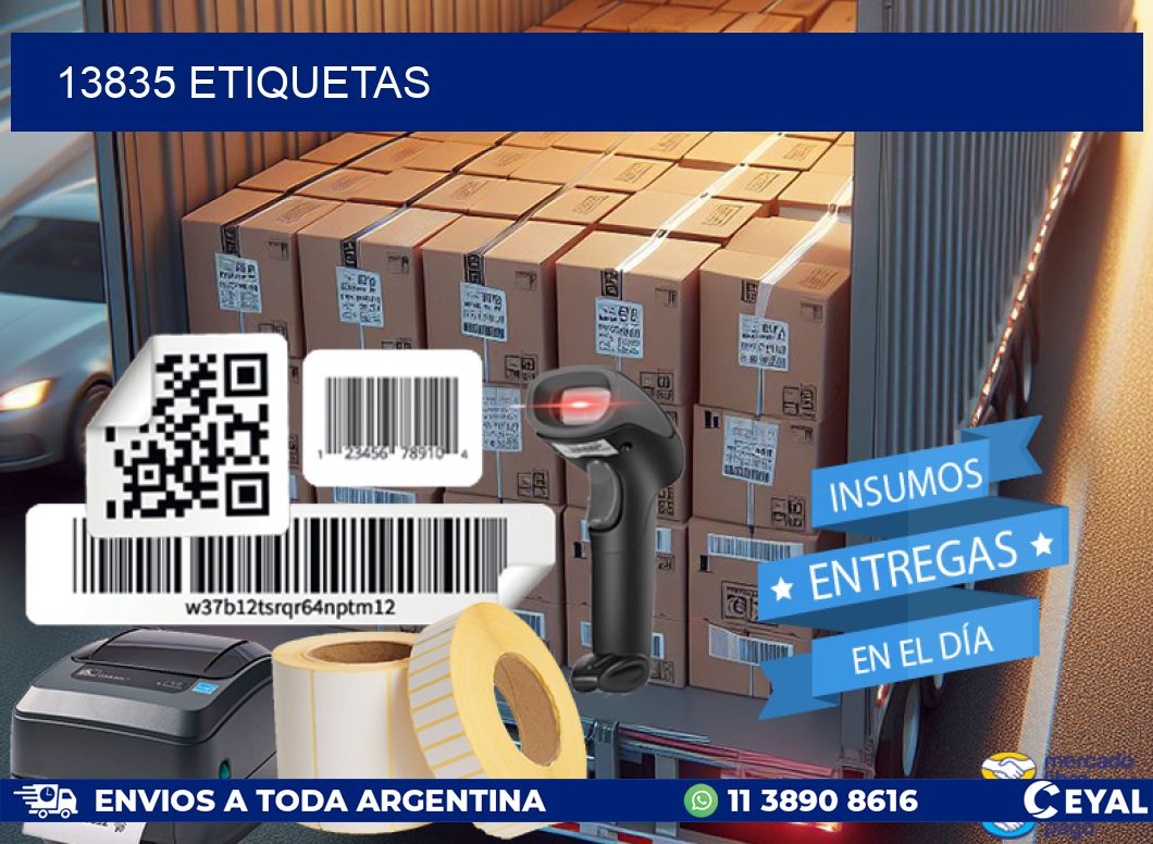 13835 ETIQUETAS