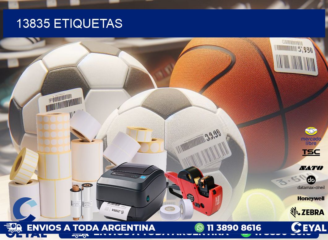 13835 ETIQUETAS