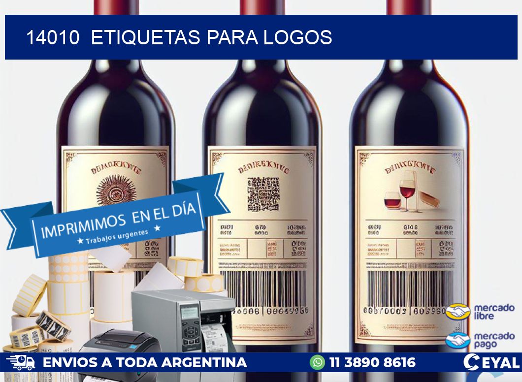 14010 ETIQUETAS PARA LOGOS