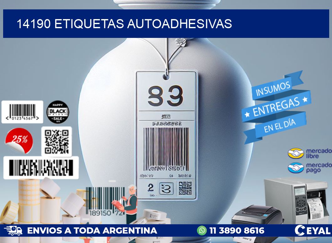 14190 ETIQUETAS AUTOADHESIVAS