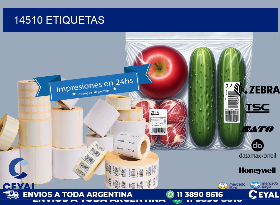 14510 ETIQUETAS