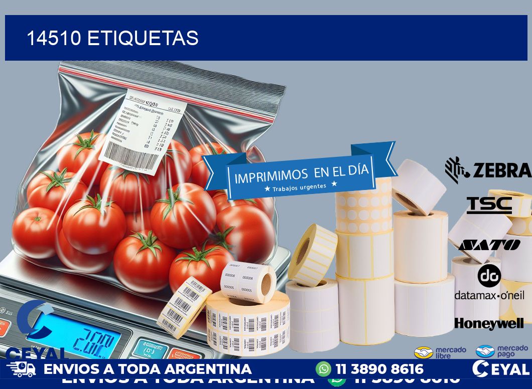 14510 ETIQUETAS
