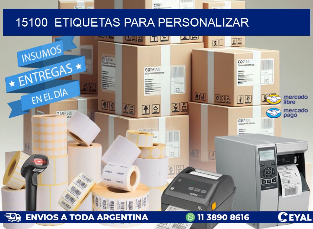 15100 ETIQUETAS PARA PERSONALIZAR