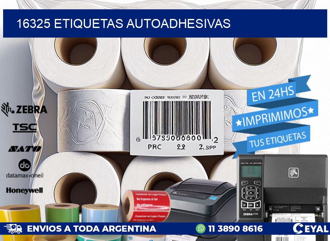 16325 ETIQUETAS AUTOADHESIVAS