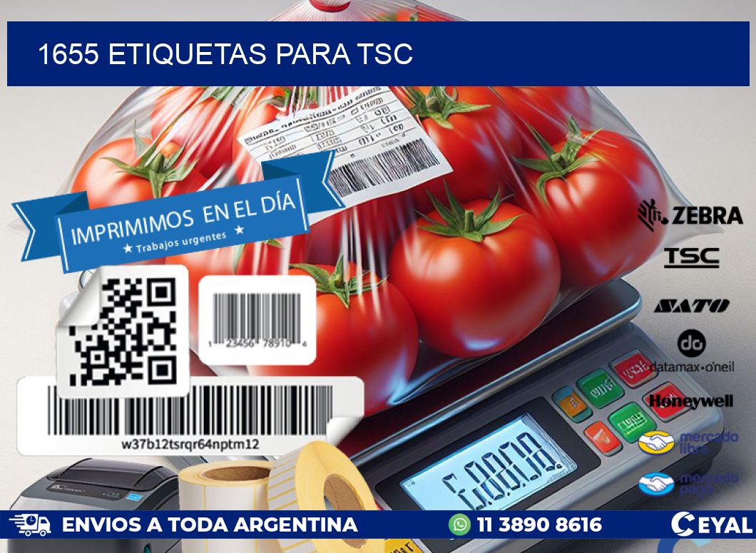 1655 ETIQUETAS PARA TSC