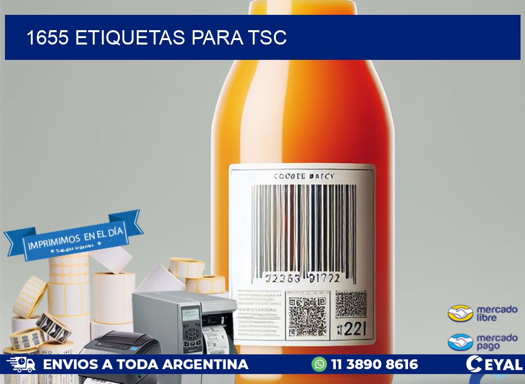 1655 ETIQUETAS PARA TSC