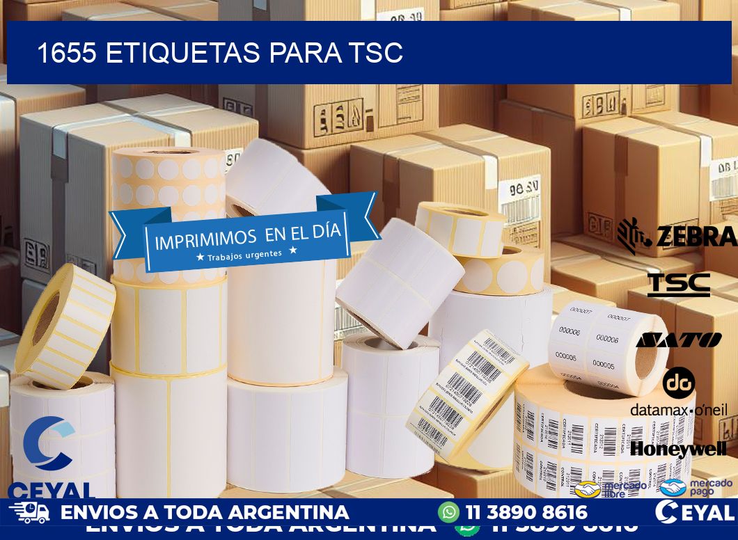 1655 ETIQUETAS PARA TSC
