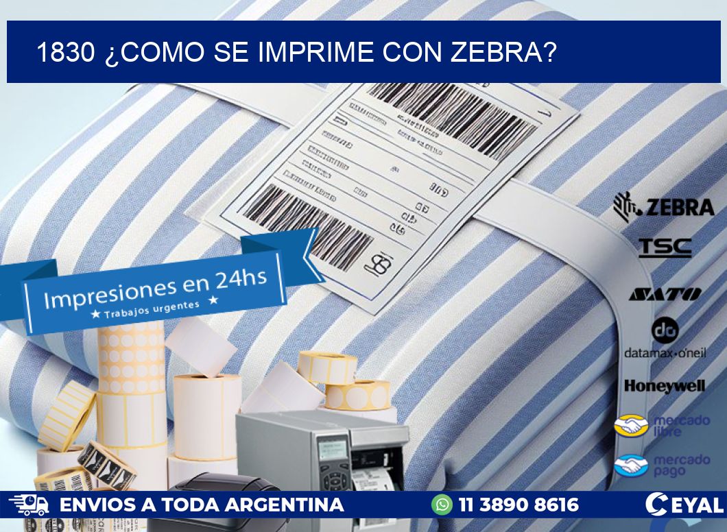 1830 ¿COMO SE IMPRIME CON ZEBRA?