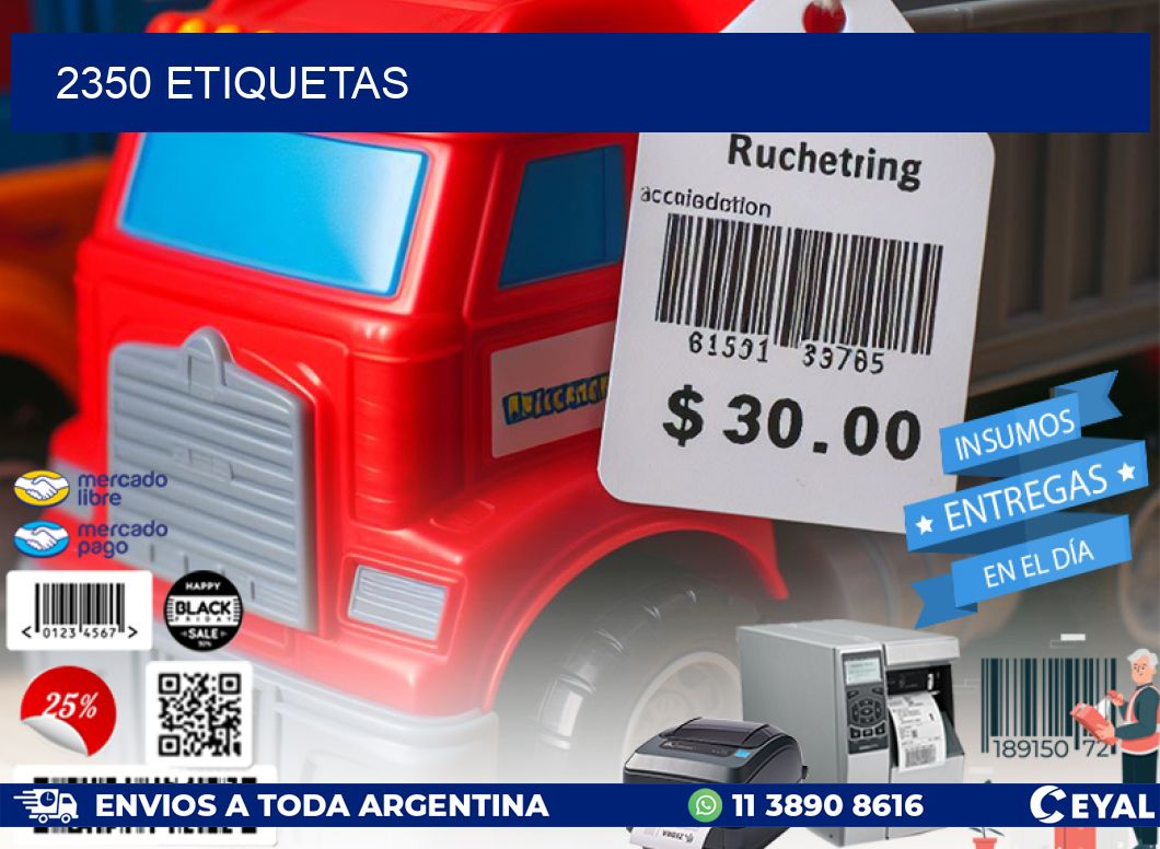 2350 ETIQUETAS