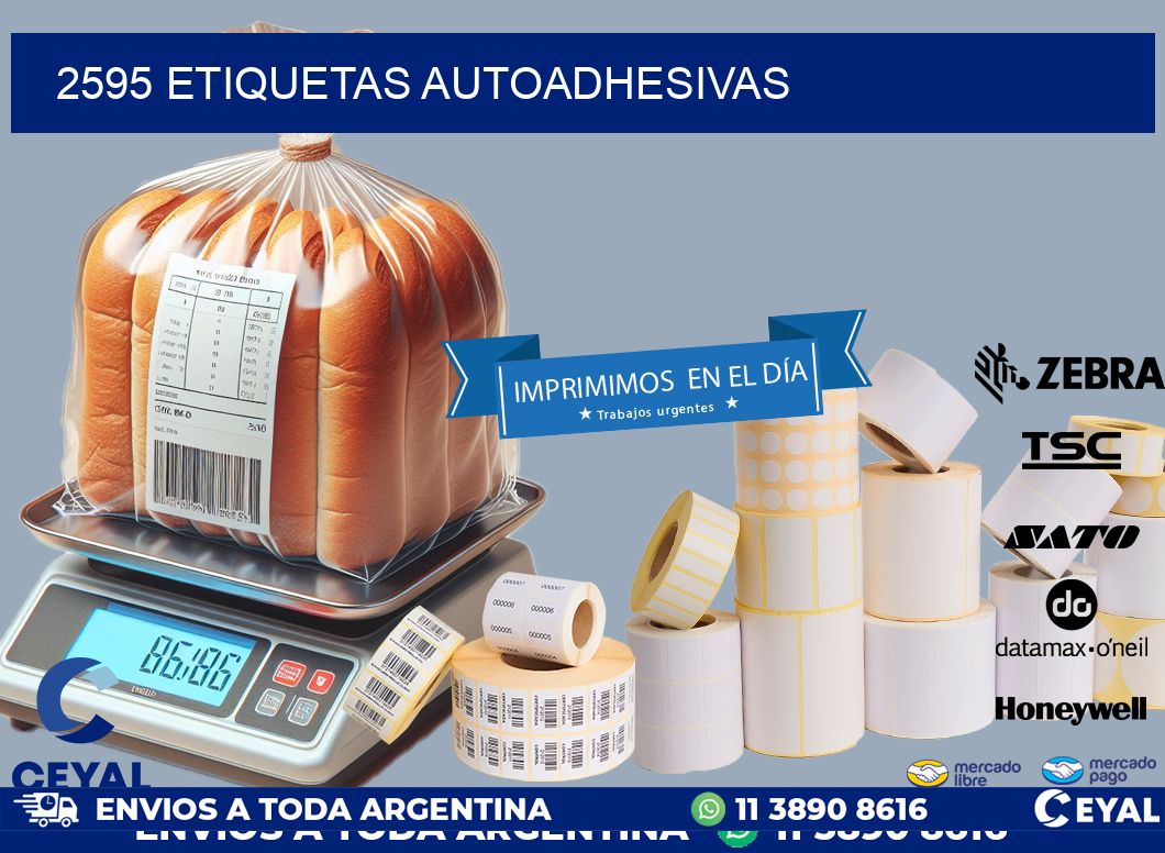 2595 ETIQUETAS AUTOADHESIVAS